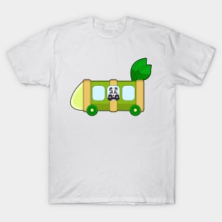 Panda Bamboo School bus T-Shirt